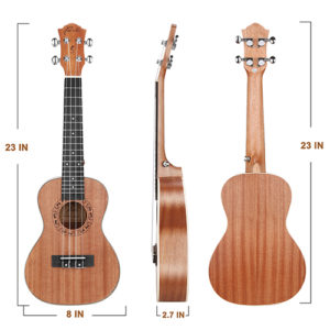 Ranch Concert Ukulele Kit for Beginners
