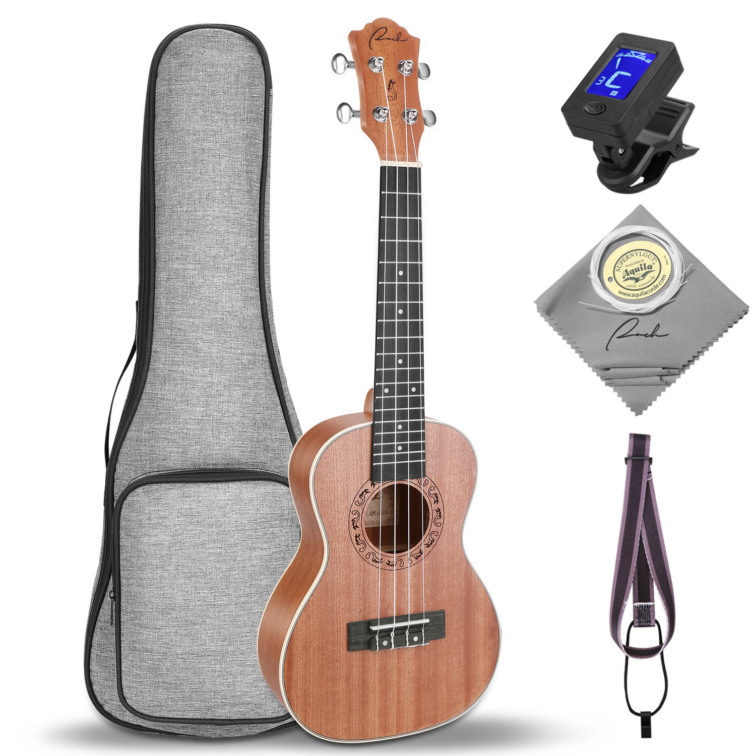 Ranch Soprano Ukulele Beginner Ukulele 21 inch Ukulele