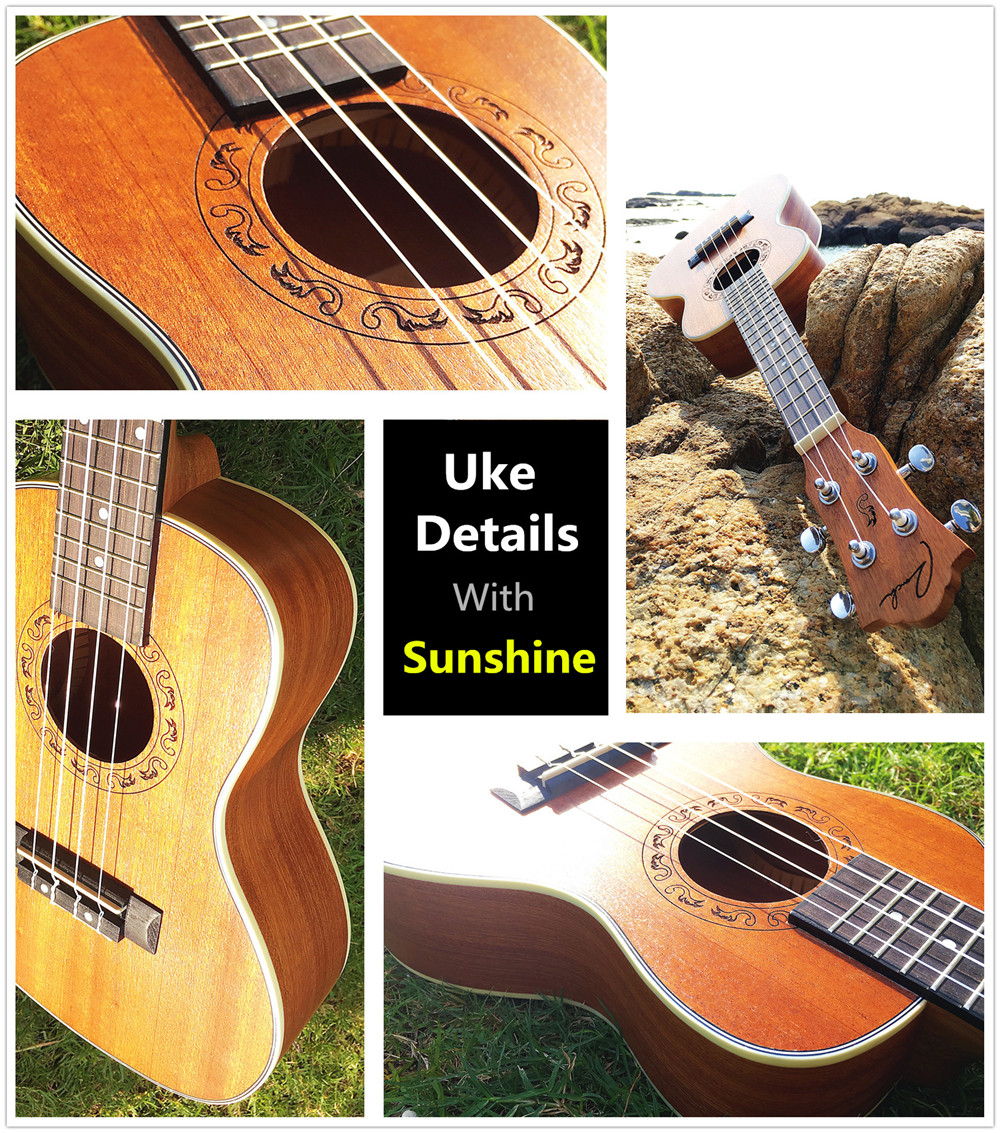 Ranch Concert Ukulele Kit for Beginners