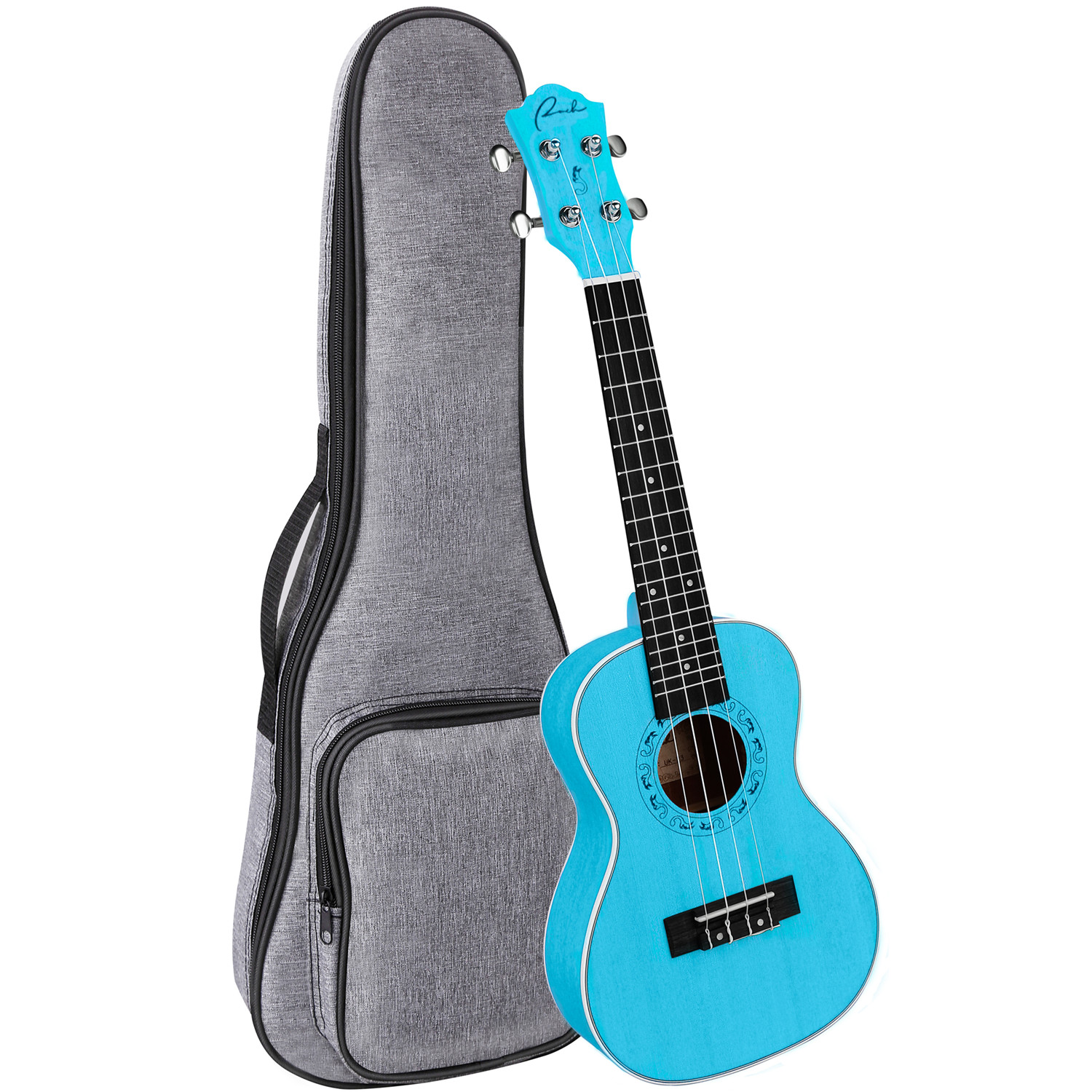Concert Ukulele Ranch 23 inch Professional Wooden ukelele - Sky Blue