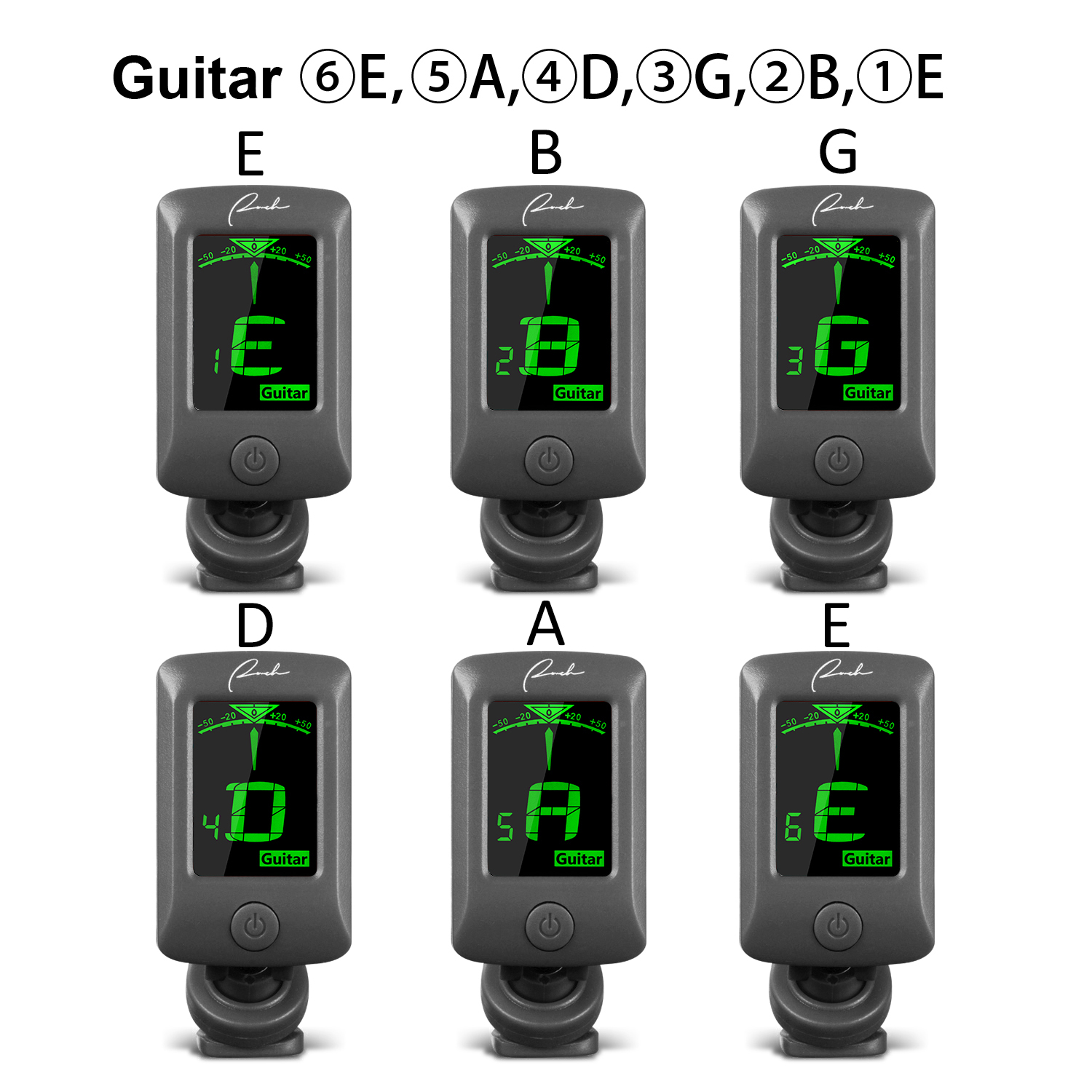 Guitar Tuner ClipOn Tuner Specialized for Ukulele and Guitar