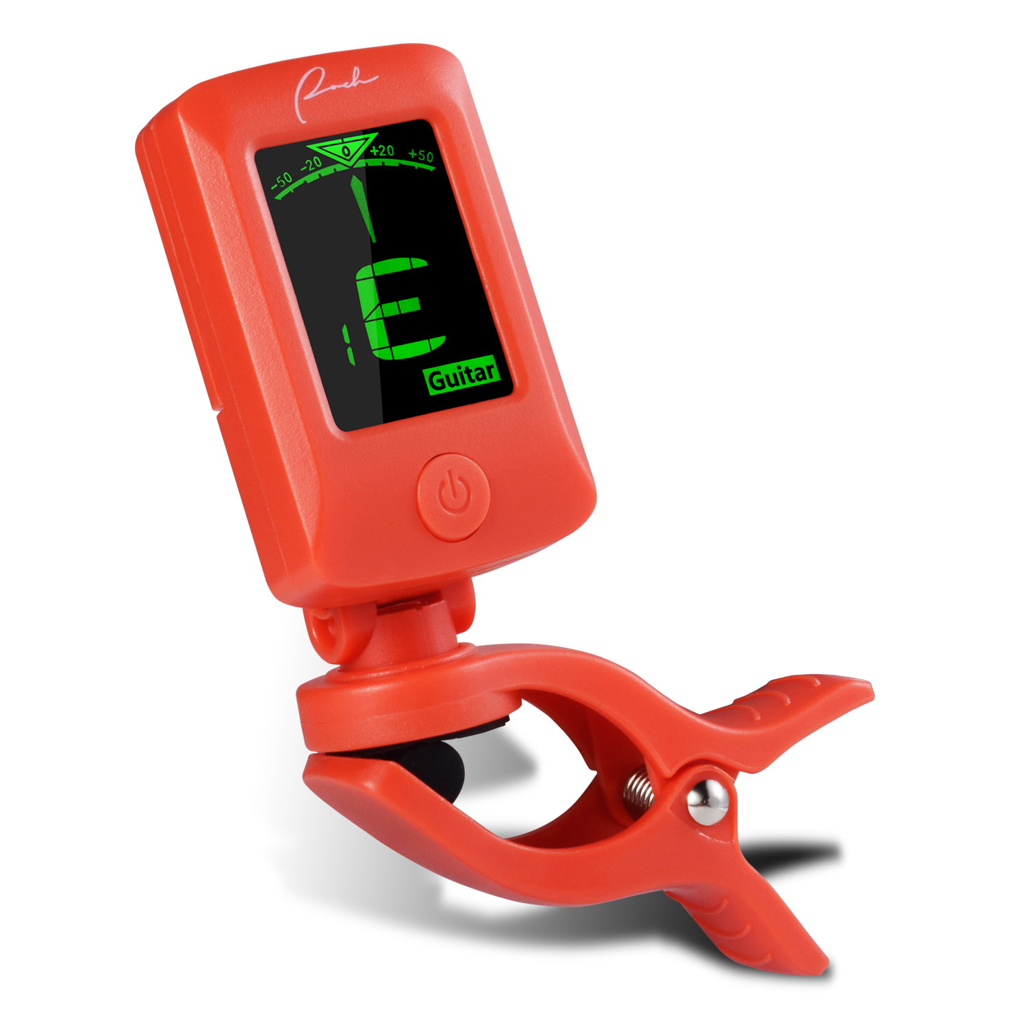 Red Guitar Tuner ClipOn Tuner Specialized for Ukulele and Guitar