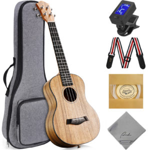 Tenor Ukulele Ranch 26 inch Professional Starter Instrument Kit - Walnut