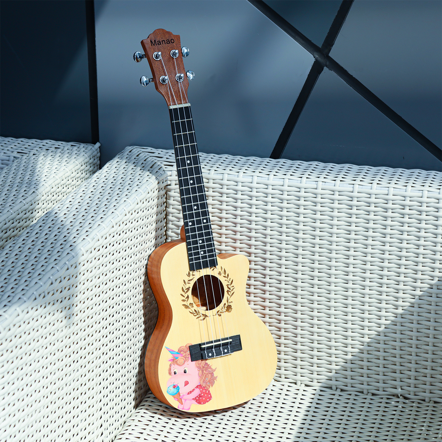 unicorn Concert Ukulele ukalalee ukelele ukuleles ukalelee uke yukalalee ukeles eukalele eukalali yukalalee beginner Manao 23 Inch Ukelele Beginners Kit Ukele Pack