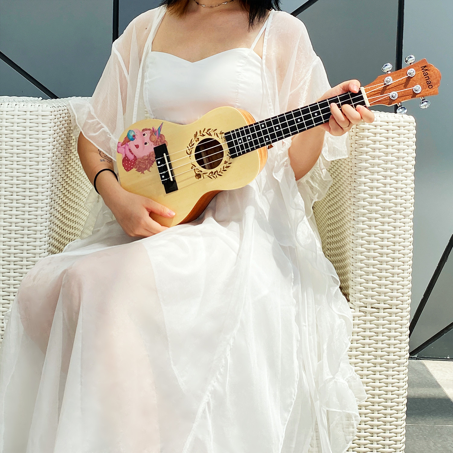 unicorn Concert Ukulele ukalalee ukelele ukuleles ukalelee uke yukalalee ukeles eukalele eukalali yukalalee beginner Manao 23 Inch Ukelele Beginners Kit