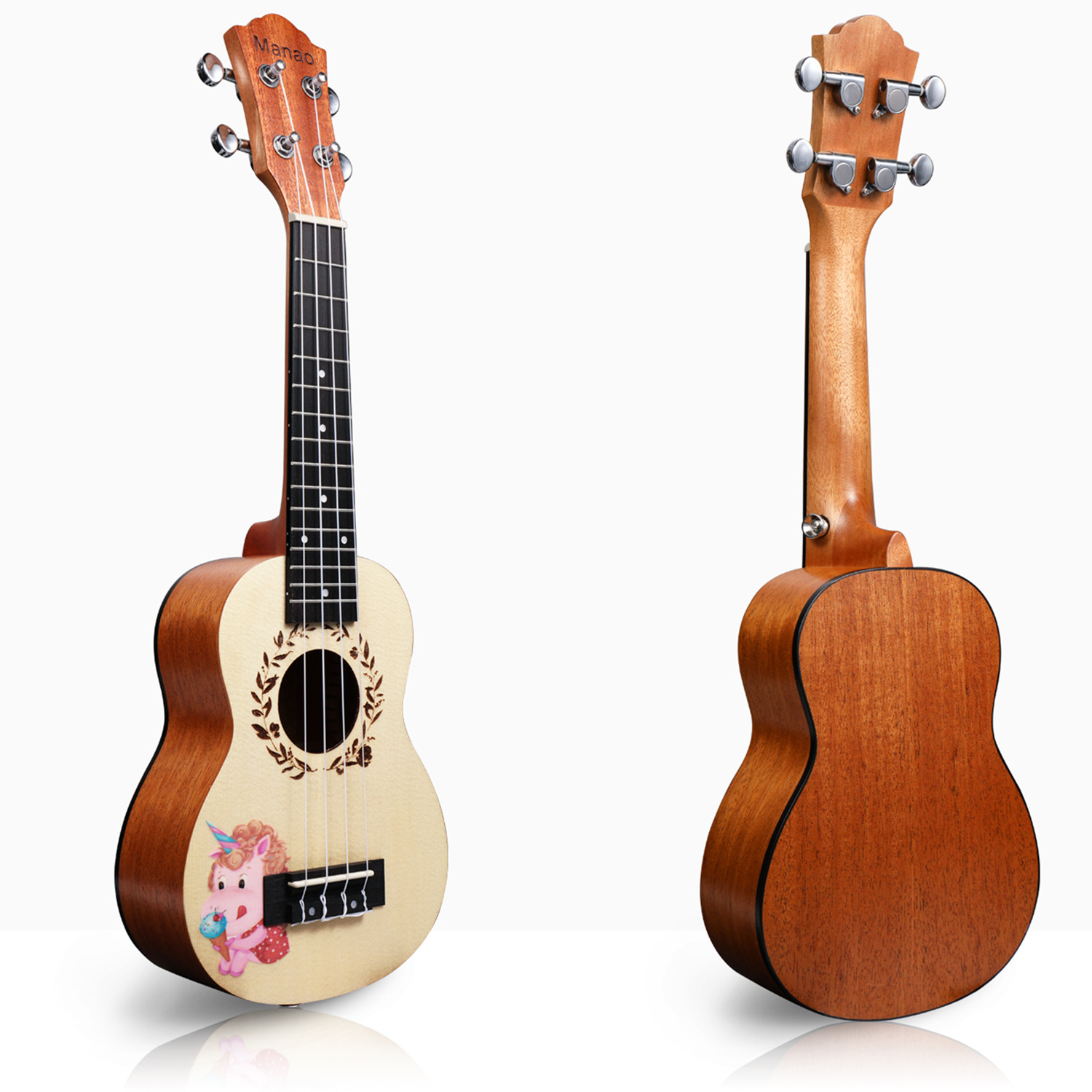 Soprano Ukulele ukalalee ukeleles ukuleles ukalelee uke yukalalee ukeles eukalele eukalali yukalalee beginner Manao 21 Inch Ukelele Beginners Kit Ukele Set